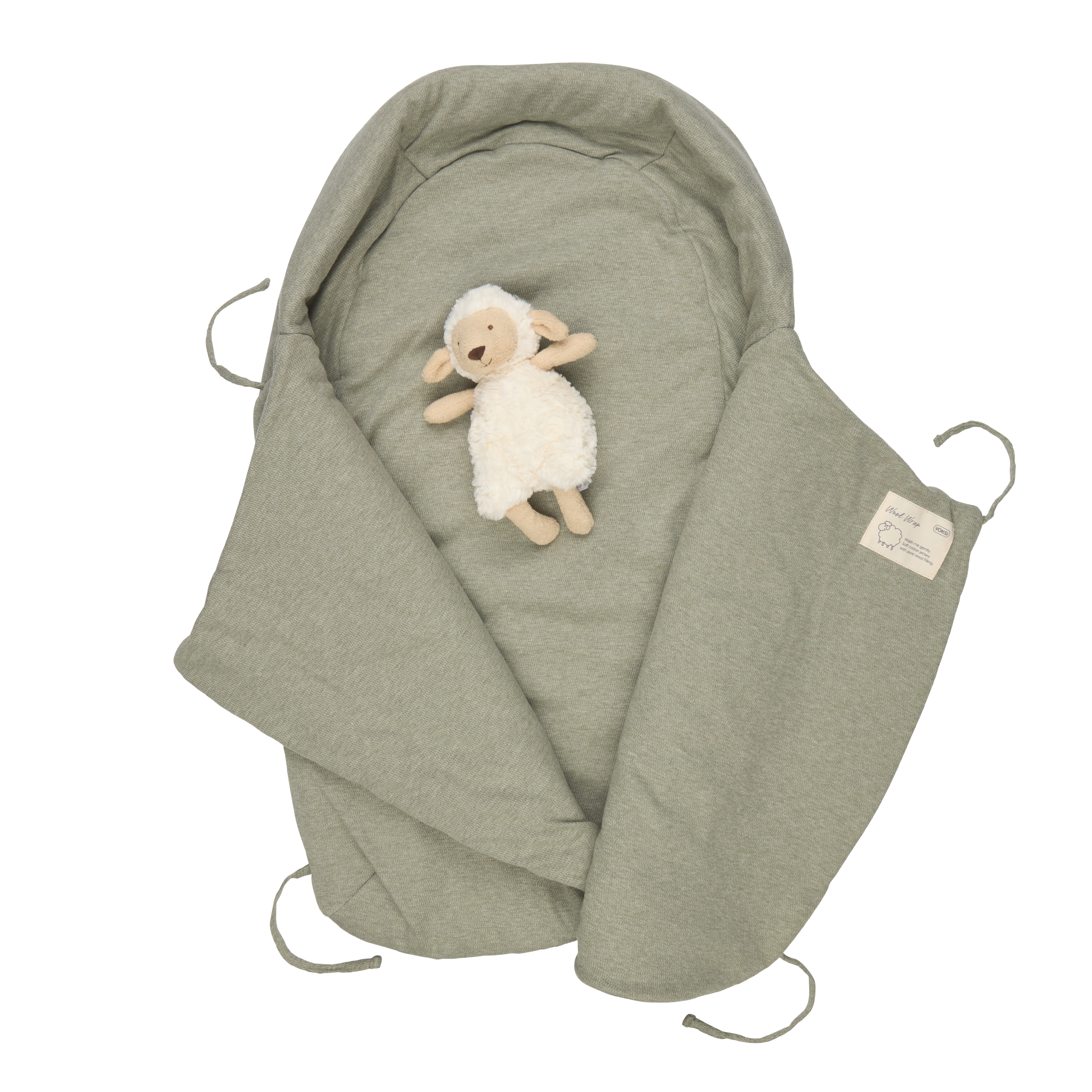 Voksi Wool Wrap - Meadow Green